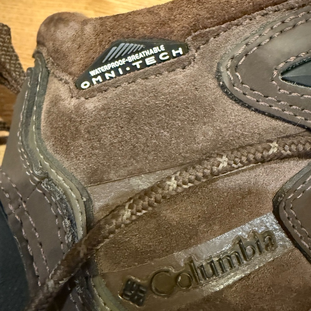 Men’s Columbia Brown Waterproof Hiking Boots size 8.5 - Picture 3 of 7